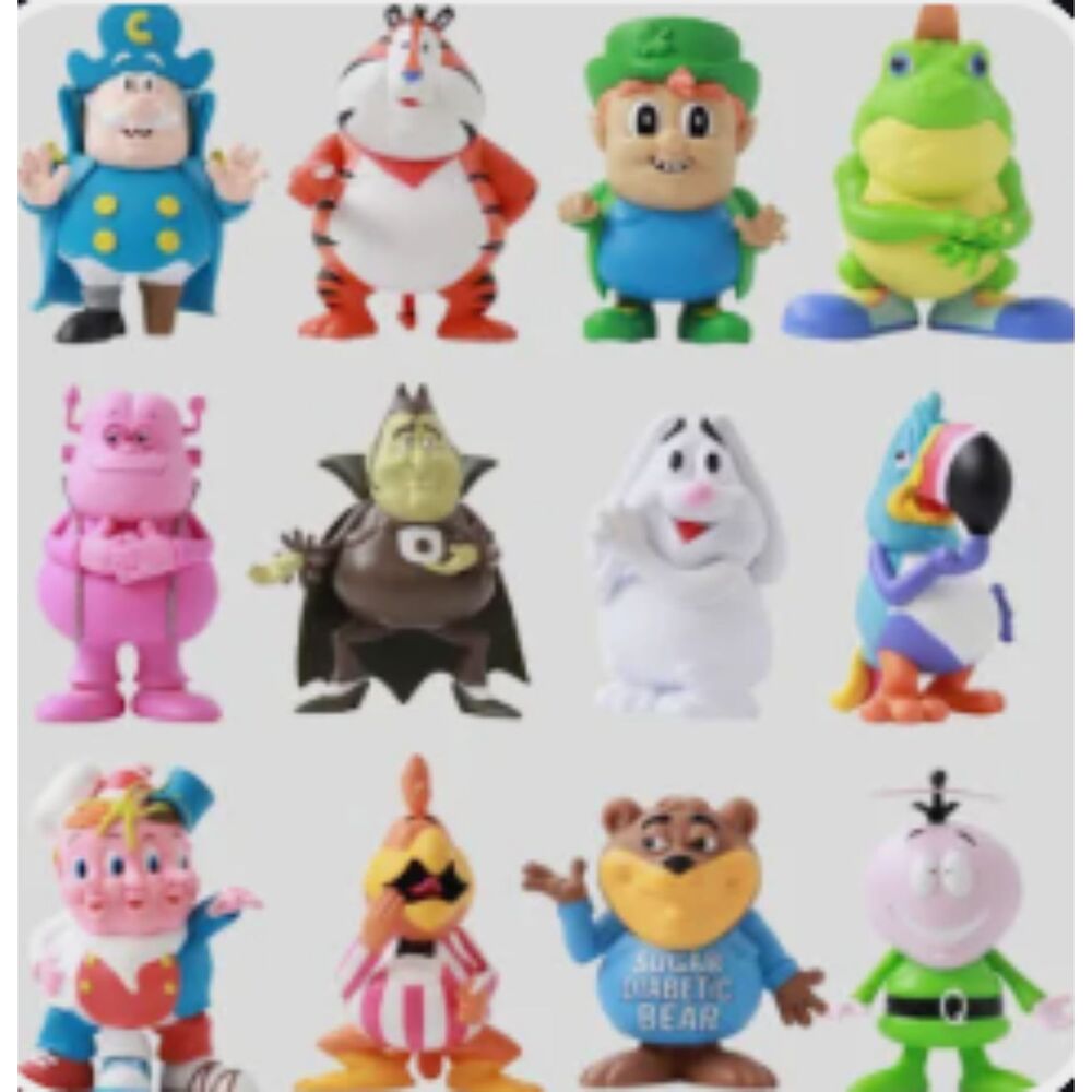 RON ENGLISH - CEREAL KILLERS - All 13 Mini Vinyl Figures, Open Box + Secret